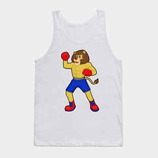 Lion at Boxing with Boxing gloves Tank Top